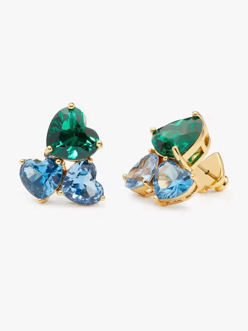 $98 KATE SPADE My Love Heart Cluster Studs NEW